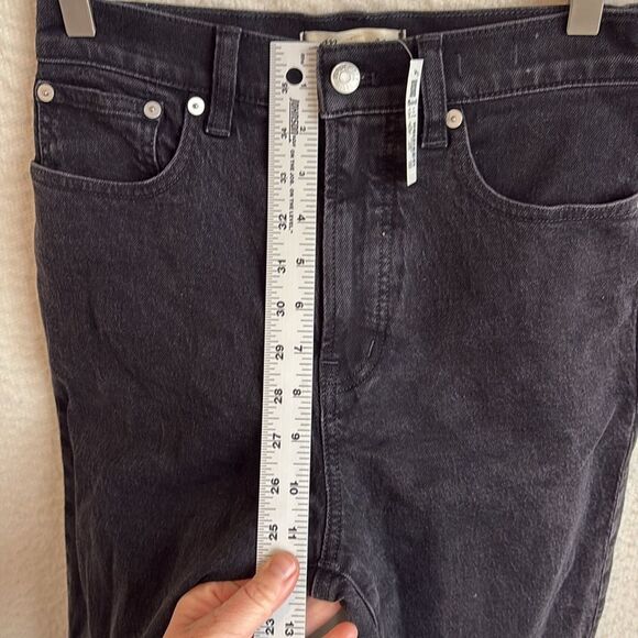 Madewell 90s Straight Leg Jeans Womens Size 26 Black - Picture 9 of 13